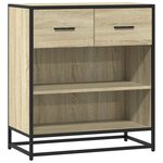 vidaXL Buffet chêne sonoma 68x35x76 cm bois d'ingénierie