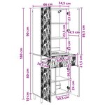 vidaXL Ensemble de Meubles 2 Pièces Sonoma gris Bois d'ingénierie