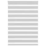 vidaXL Store zèbre gris clair largeur du tissu 105 9 cm polyester