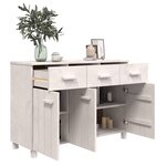 vidaXL Buffet MOLDE Blanc 113x40x80 cm Bois massif de pin