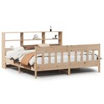 vidaXL Cadre de lit sans matelas 200x200 cm bois massif de pin