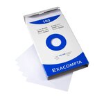 Etui de 100 Fiches BRISTOL 125x200 mm Blanc Uni EXACOMPTA