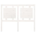 vidaXL Tête de lit Blanc 125 5x4x100 cm Bois massif de pin