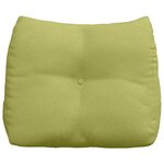 vidaXL Coussin de Dos Vert clair 60 x 24 x 50 cm tissu