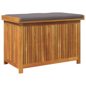 vidaXL Boîte à coussins d'extérieur 90x50x60 5 cm bois massif d'acacia