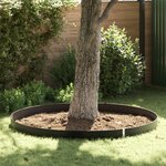 barrière racinaire vidaXL avec rails de connexion noir 0 7x10 m 1 5 mm HDPE