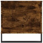 vidaXL Table basse Chêne fumé 90x44 5x45 cm Bois d'ingénierie