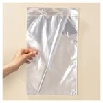 Sachet plastique liassé transparent haute brillance 35x45 cm (lot de 1000)