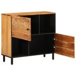 vidaXL Armoire latérale 80x33x75 cm bois massif d'acacia