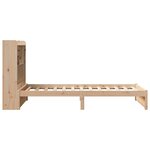 vidaXL Lit bibliothèque sans matelas 75x190 cm bois de pin massif