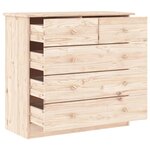 vidaXL Commode ALTA 77x35x73 cm bois massif de pin