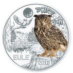 Pièce de monnaie 3 euro Autriche 2018 – Hibou