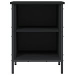 vidaXL Armoire à chaussures noir 38x35x50 cm bois d'ingénierie