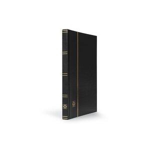 Classeur grand format 32 pages noires pour timbres. Couleur - Noir