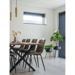 House Nordic Pots à fleurs 2 Pièces Kira Noir