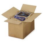 Caisse carton brune simple cannelure raja 31x22x20 cm (lot de 25)