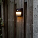 Luxform lampe murale de jardin à led solaire intelligente seine