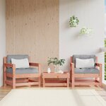 vidaXL Chaises de jardin 2 Pièces cm bois massif douglas