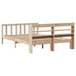 vidaXL Cadre de lit sans matelas 160x200 cm bois massif de pin