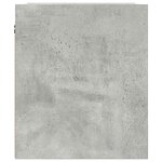 vidaXL Tables de chevet murales 2 Pièces gris béton 38x34x40 cm