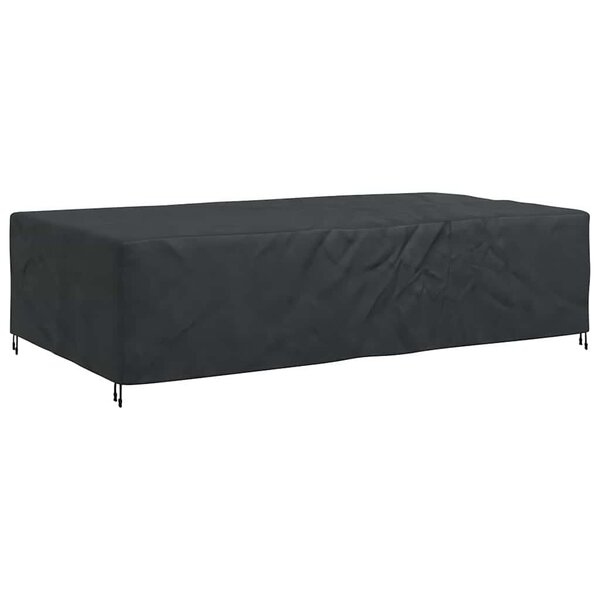 vidaXL Housse pour mobilier d'extérieur Noir 305 x 190 x 85 cm 210D