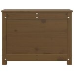 vidaXL Boîte de rangement Marron miel 60x32x45 5 cm Bois massif de pin
