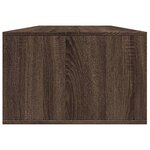 vidaXL Table basse chêne marron 102x55x35 cm bois d'ingénierie