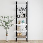 vidaXL Armoire haute blanc 80x30x210 cm bois d'ingénierie