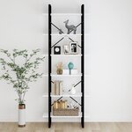 vidaXL Armoire haute Blanc 80x30x210 cm Aggloméré