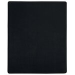 vidaXL Draps-housses Jersey 2 Pièces Noir 100x200 cm Coton