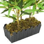 vidaXL Bambou artificiel 500 feuilles 80 cm vert