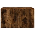 vidaXL Armoire murale chêne fumé 70x42 5x40 cm bois d'ingénierie