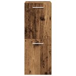 vidaXL Ensemble de meubles salle de bain 4 Pièces bois d'ingénierie