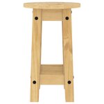 vidaXL Tabourets de bar lot de 2 bois massif de pin