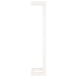 vidaXL Porte-serviette Blanc 23x18x90 cm Bois de pin massif