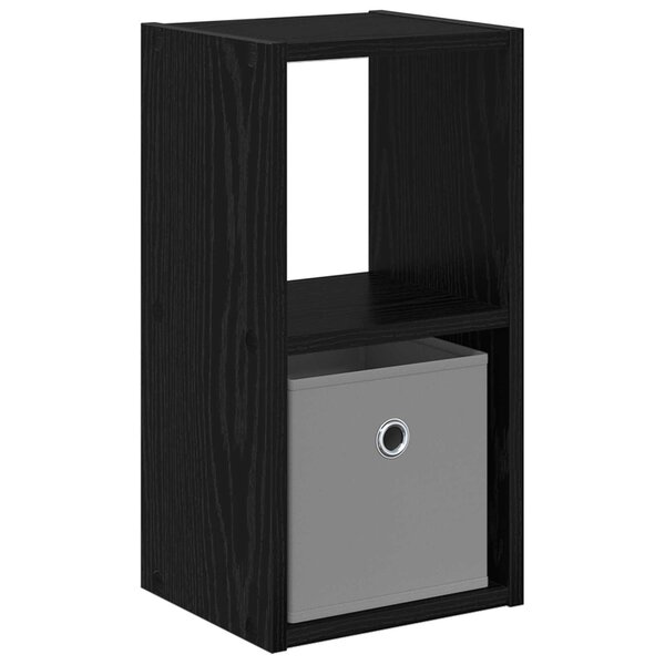 vidaXL Table de chevet avec tiroir Chêne noir 25 5 x 22 x 49 5 cm