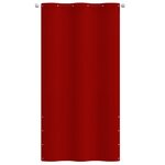 vidaXL Écran de balcon Rouge 120x240 cm Tissu Oxford