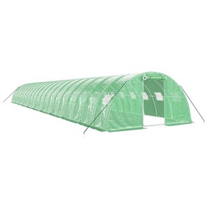 vidaXL Serre avec cadre en acier vert 80 m² 20x4x2 m
