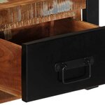 vidaXL Meuble TV 100x30x25 cm Bois de récupération solide