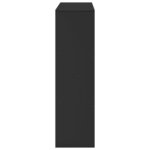 vidaXL Cloison de séparation noir 100x33x115 cm bois ingénierie