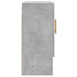 vidaXL Armoire murale gris béton 60x31x70 cm bois d'ingénierie