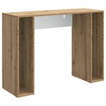 vidaXL Table basse Chêne artisanal 102 x 35 x 75 cm Bois d'ingénierie