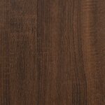 vidaXL Table d'appoint Chêne marron 40x30x60 cm Bois d'ingénierie
