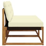 vidaXL 2 Pièce Sofa de milieu extérieur Bois d'Acacia Massif Naturel