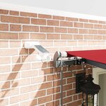 vidaXL Auvent Rétractable with Rouge 600 × 300 cm tissu