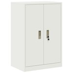 vidaXL Armoire de rangement Blanc 60 x 40 x 90 cm Acier