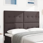 Cabeço LED vidaXL Marron Foncé 72 cm Tissu