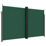 vidaXL Auvent latéral rétractable vert foncé 200x600 cm