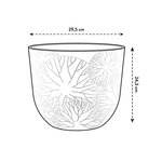 Fuente Lily Rond 30 brun rouillé