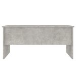 vidaXL Table basse gris béton 102x50 5x46 5 cm bois d'ingénierie